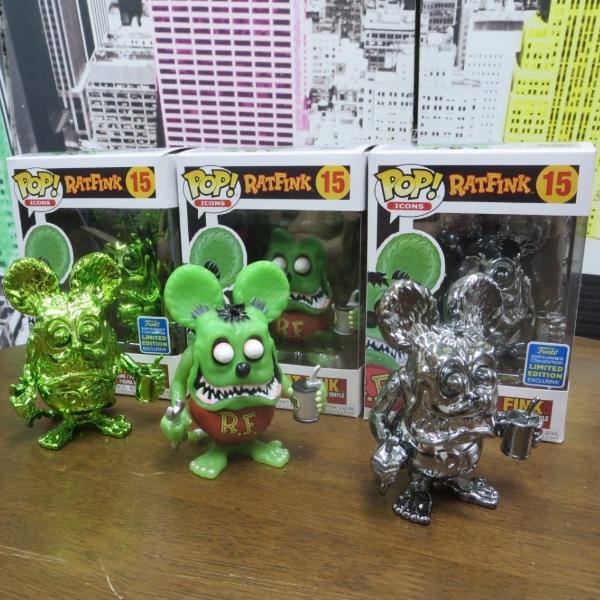 RAT FINK（ラットフィンク） ファンコPOP フィギュア メタリック