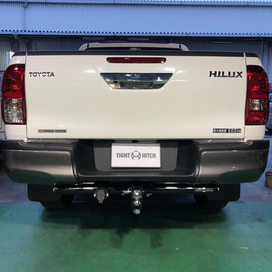 ハイラックス□GUN125 ※TRD可 ※GRスポーツ可 スチール タイトヒッチ