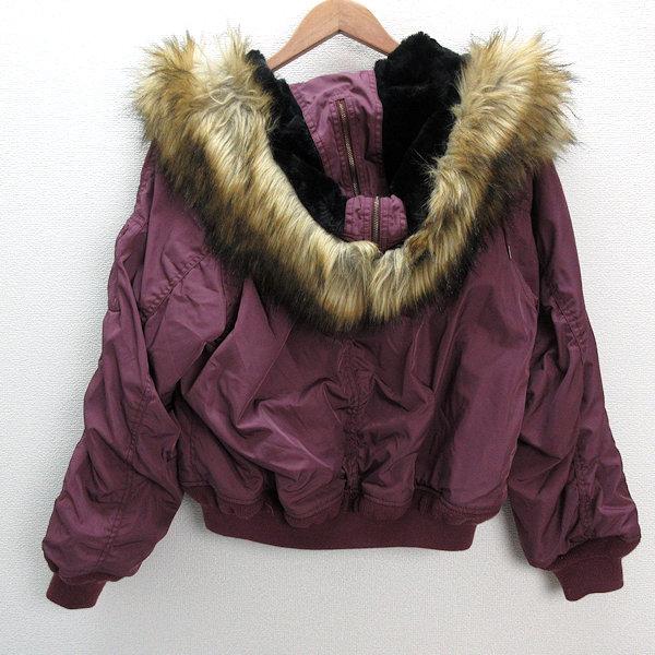 k□マウジー/MOUSSY N-2B ミリタリージャケット/裏地ファー/中綿入り