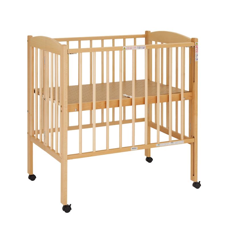 カトージ（KATOJI） ベビーベッド 日本製 折りたたみ ミニベッド ハイ