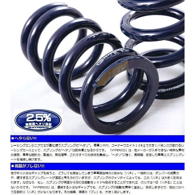 TRD 【 ハイパコ 直巻スプリング 】 2本1セット ID65mm 10inch 250