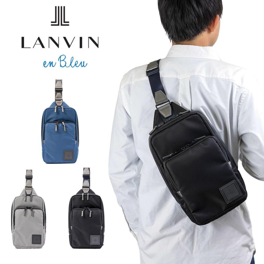 LANVIN en Bleu ランバン オン ブルー ボディバッグ ショート メンズ