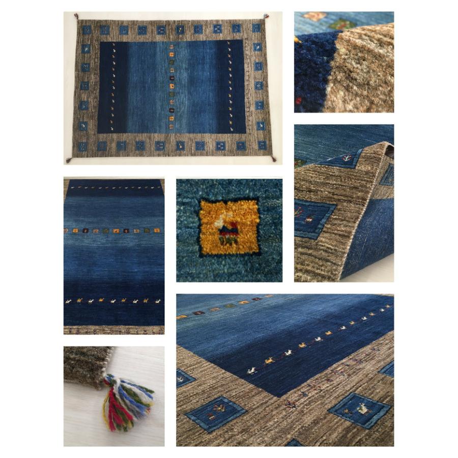 ギャッベラグ 約153×215cm 月光の輝】GABBEH・ギャッペ(ギャべ