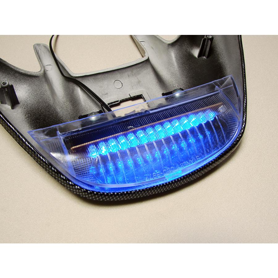 ライブディオZX AF34 AF35 リアスポイラー用ブルーLEDテールランプ