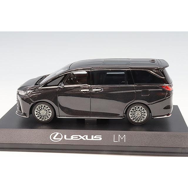 京商 1/43 レクサス LM 500h グラファイトブラックガラスフレーク 4席
