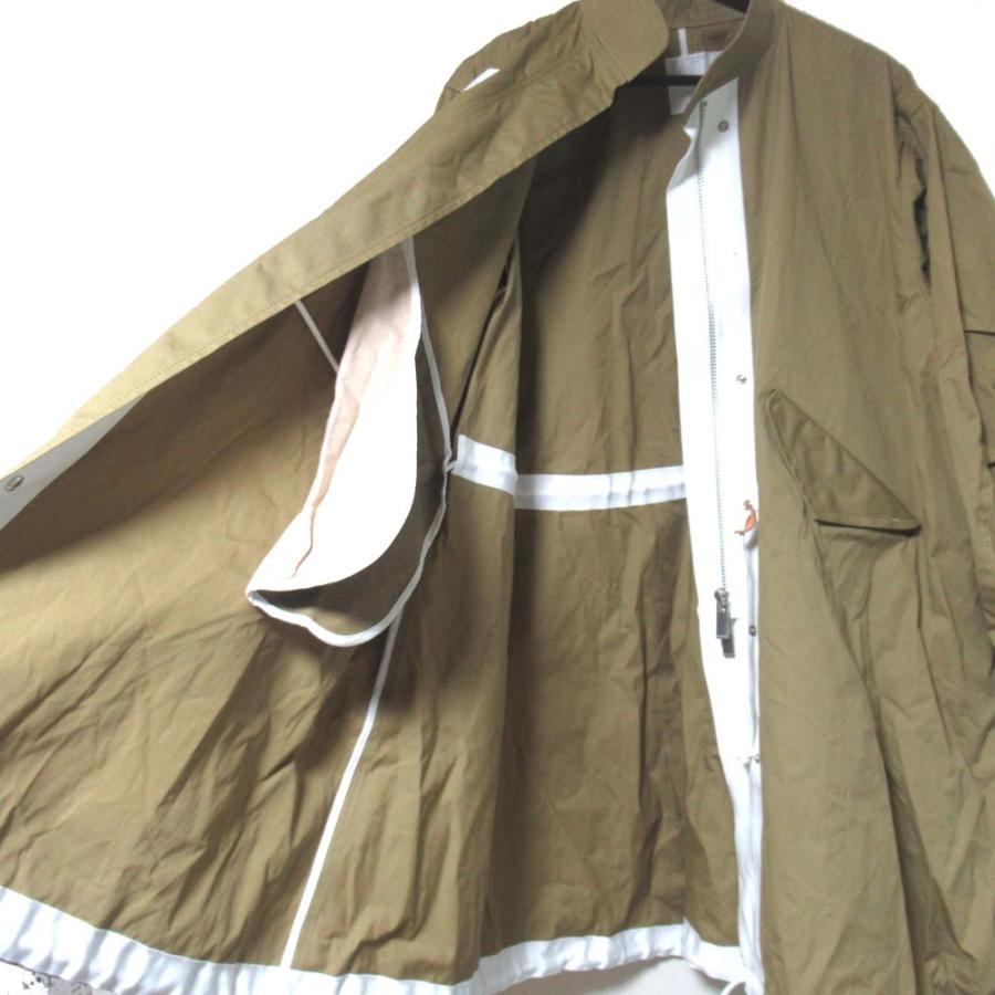 sacai（サカイ） 良品 定番モデル Cotton Nylon Oxford Coat