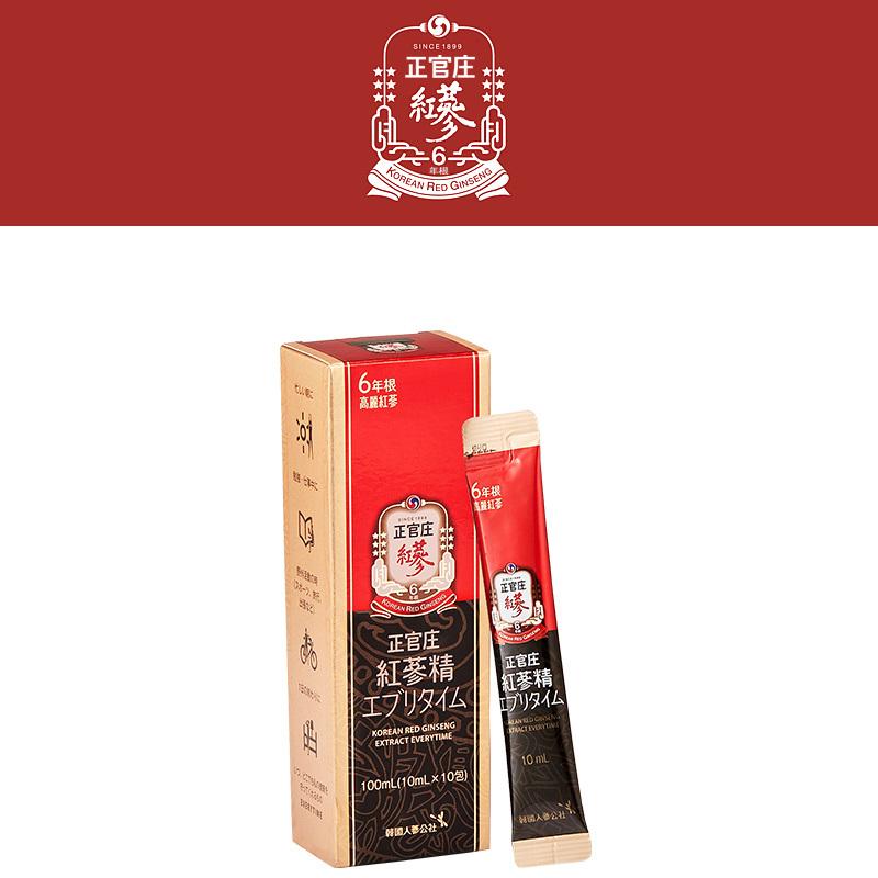 正官庄 高麗人参館 / 紅参精エブリタイム10ml×30包 everytime 高麗人参
