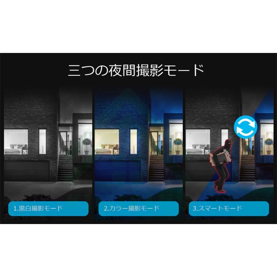 防犯カメラ 監視カメラ ネットワークカメラ 200万画素 ワイヤレス