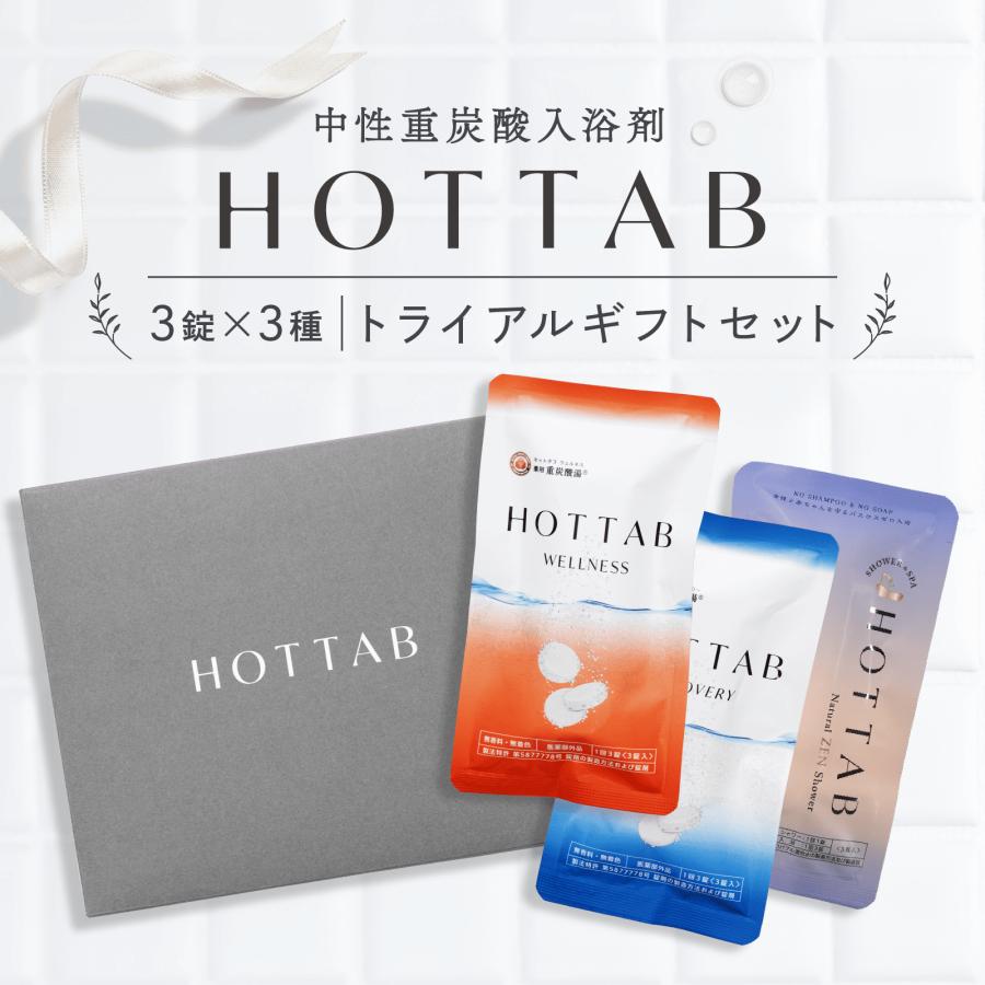 HOT TAB（ホットタブ） 薬用 入浴剤 トライアルセット ウェルネス