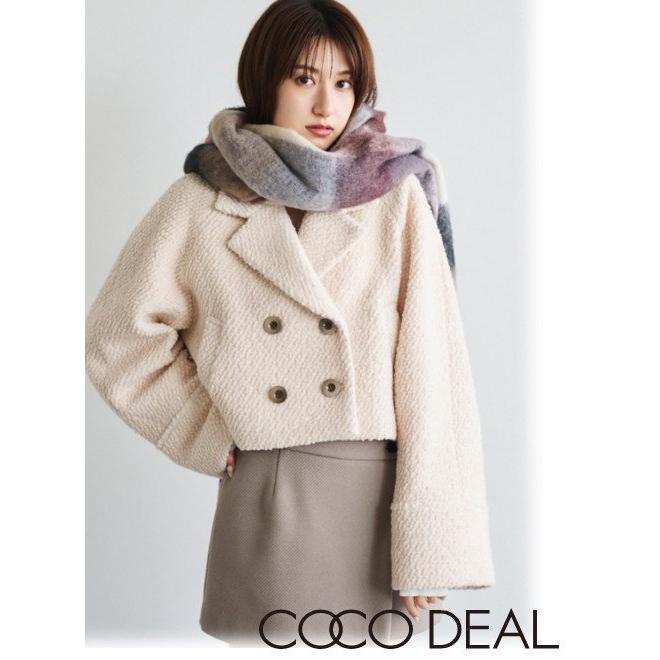 ココディール（COCO DEAL） ボアウールショートコート 24秋冬