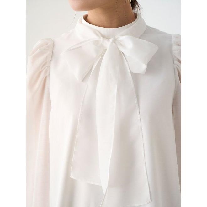CELFORD（セルフォード） ボウタイ付きシア―ブラウス 23秋冬