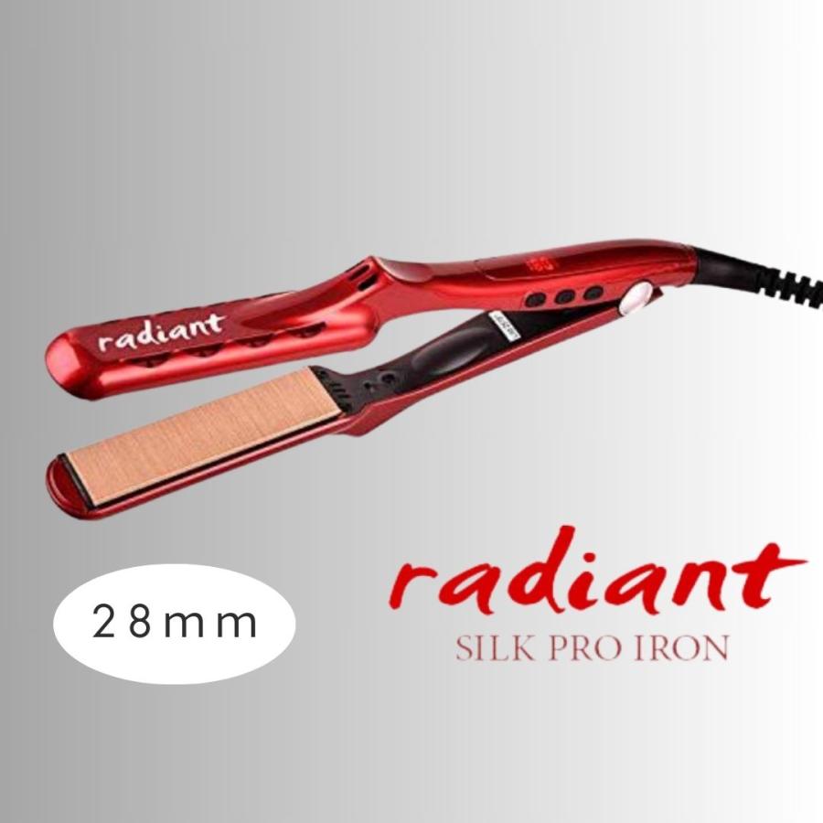 radiant（ラディアント） 28mm ヘアアイロン ストレート プロ仕様