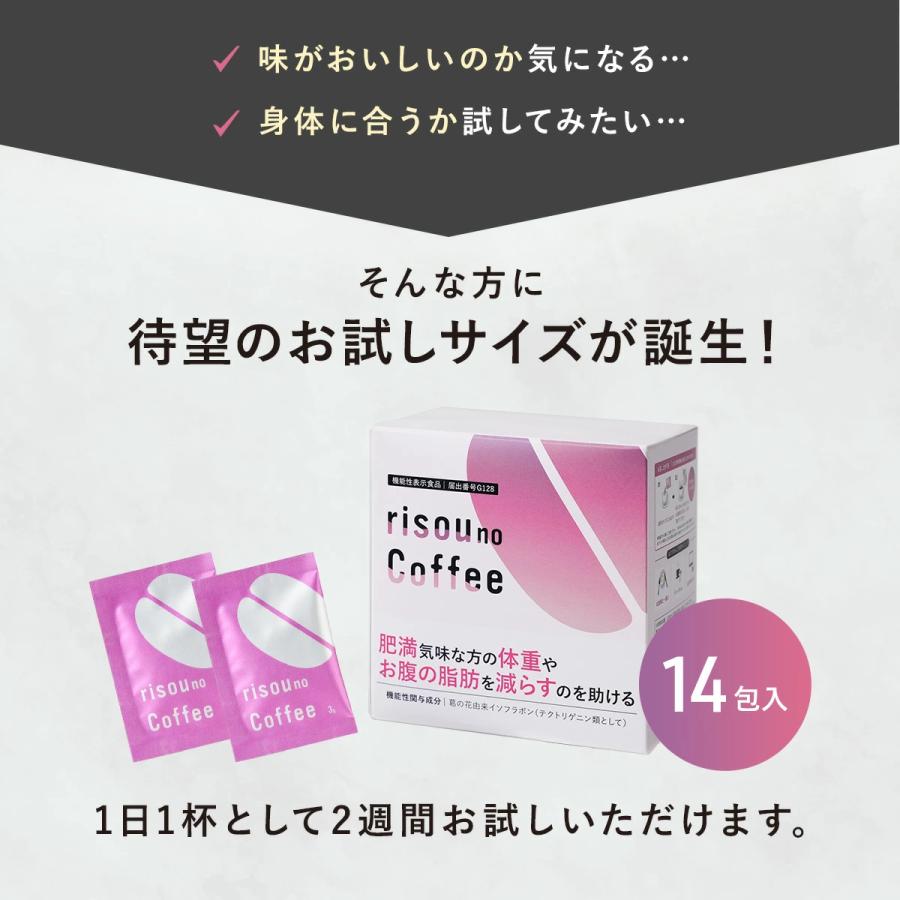 ファンファレ risounoCoffee 抹茶 りそうのこーひー 14包入 葛の花由来