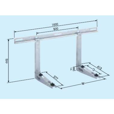 在庫有り 壁面用エアコン架台 C-KZG クーラーキャッチャー 日晴金属