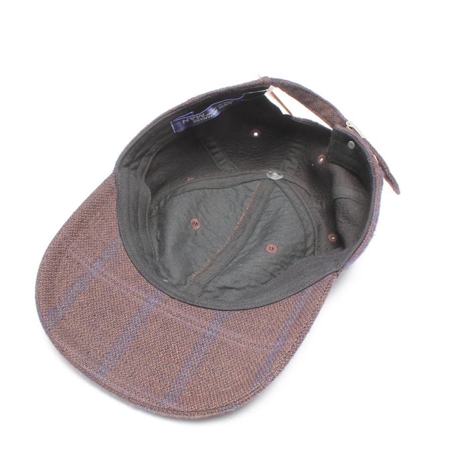 ジュンヤワタナベコムデギャルソンマン Wool Check Cap キャップ
