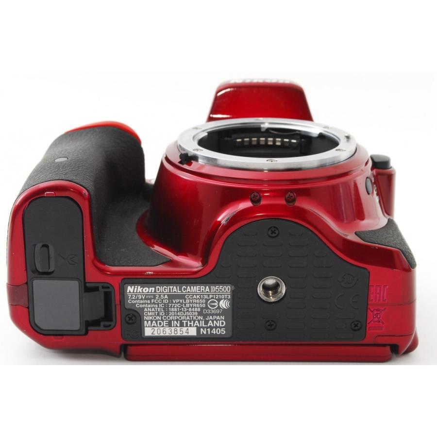 ニコン（Nikon） デジタル一眼 Nikon D5500 レンズキット レッド 中古