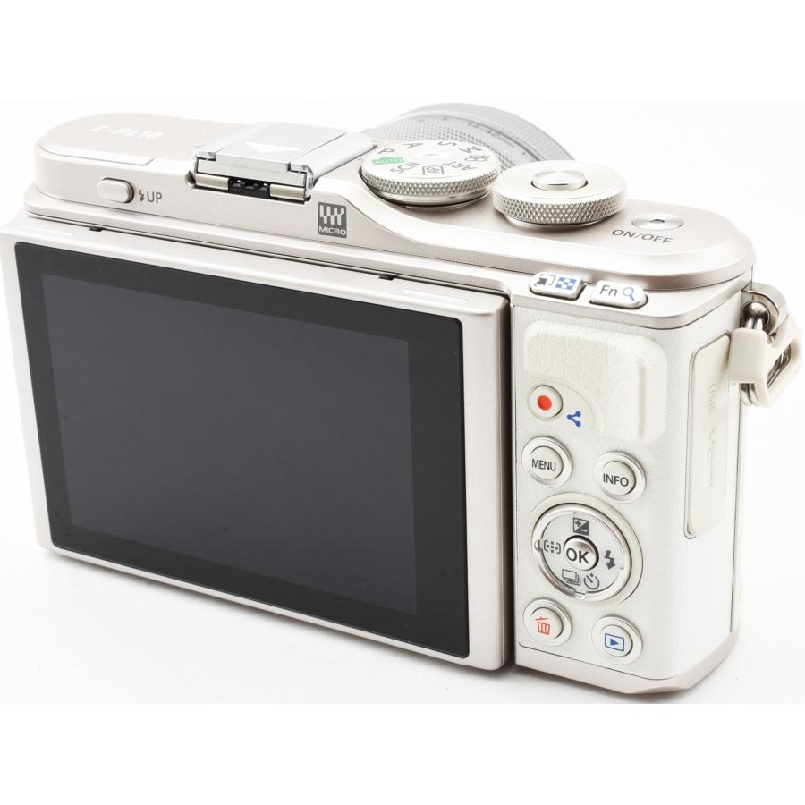 OLYMPUS PEN オリンパス ミラーレス E-PL10 レンズキット ホワイト