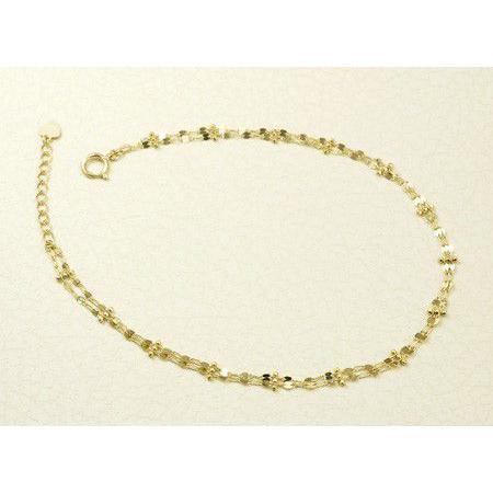 レディース アンクレット 18金イエローゴールド K18YG : イノセント