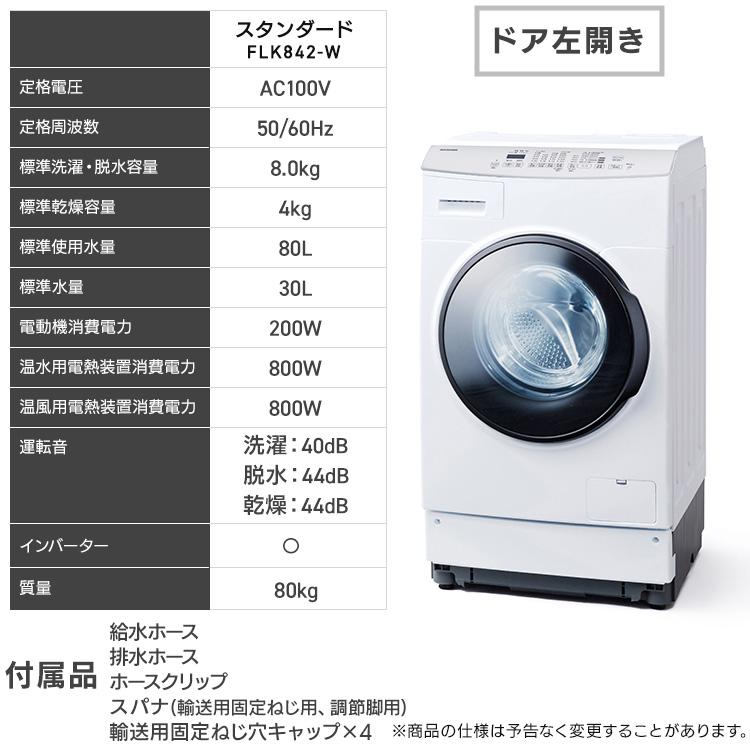 IRIS OHYAMA（アイリスオーヤマ） 洗濯機 ドラム式洗濯機 ドラム式 8kg