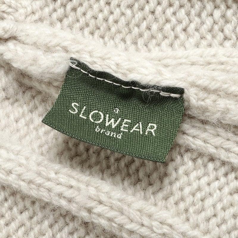 ZANONE（ザノーネ） ジーロンウール5ゲージケーブル編みタートルネック