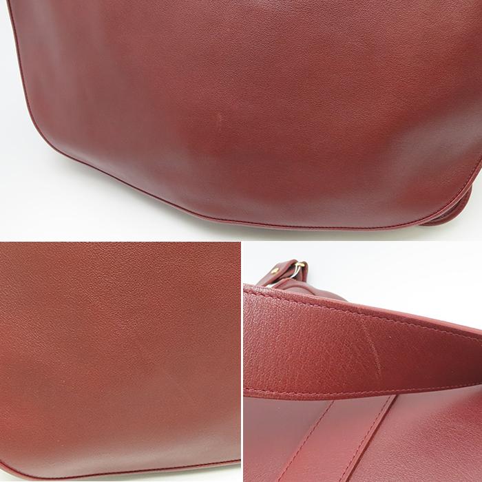 Cartier（カルティエ） ショルダーバッグ メッセンジャー レッド