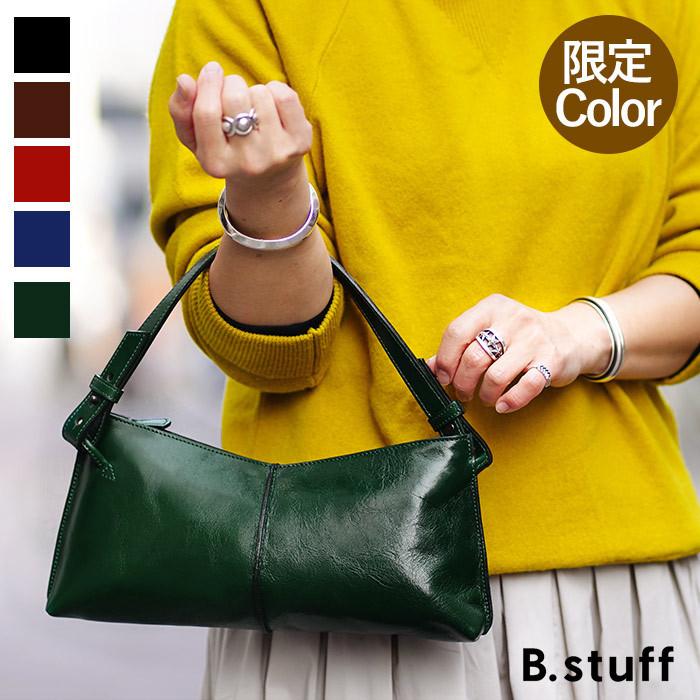 ビースタッフ 2way ハンドバッグ 本革 B.stuff レディース 3507