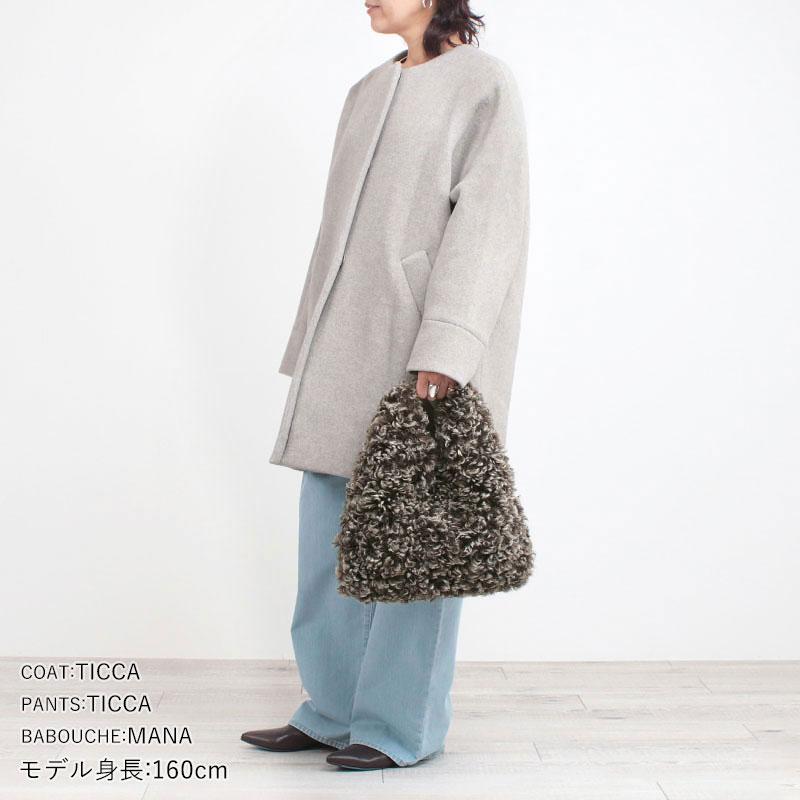 VIOLAd'ORO（ヴィオラドーロ） トートバッグ ファーバッグ エコファー