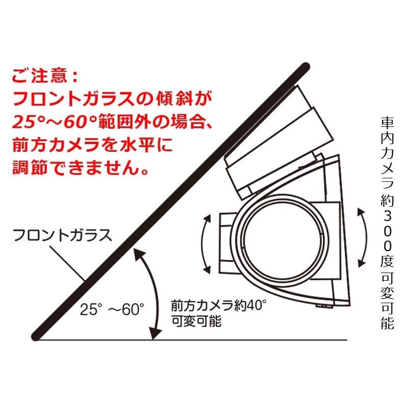 FRC NX-DR303 3カメラドライブレコーダー FullHD 200万画素 GPS搭載