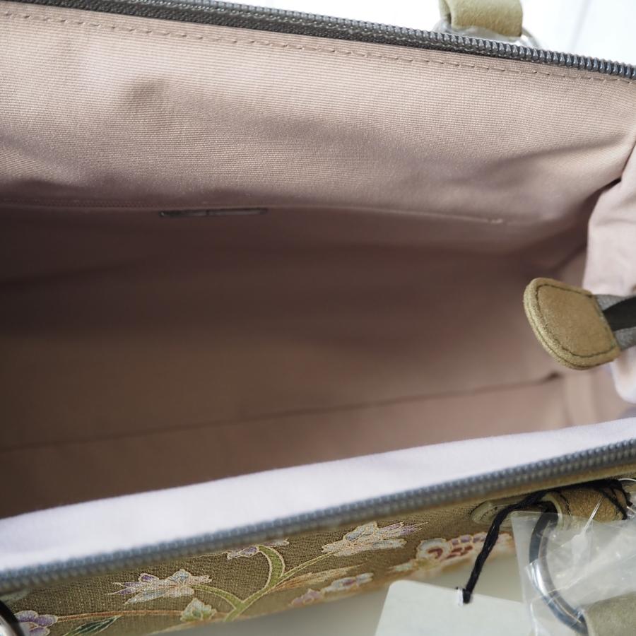 岡重 OKAJIMA ハンドバッグ 大きめサイズ トートバッグ ファスナー