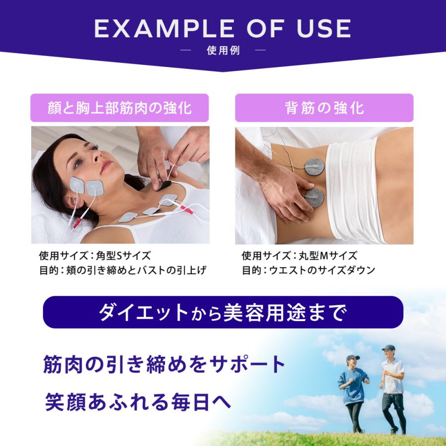 8枚セット 複合高周波EMS ダブルインパクトシェイプ エクスケアDi