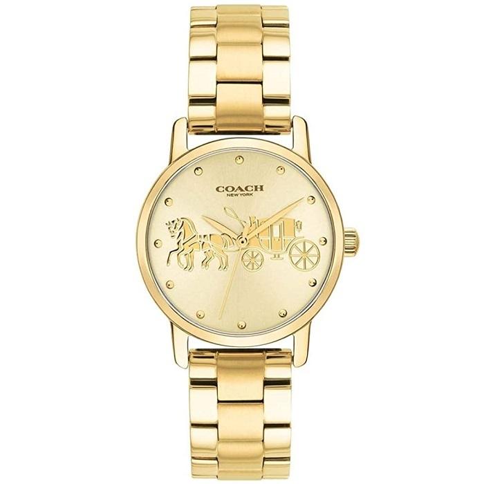 COACH（コーチ） GRAND 腕時計 14502976 ゴールド レディース【並行