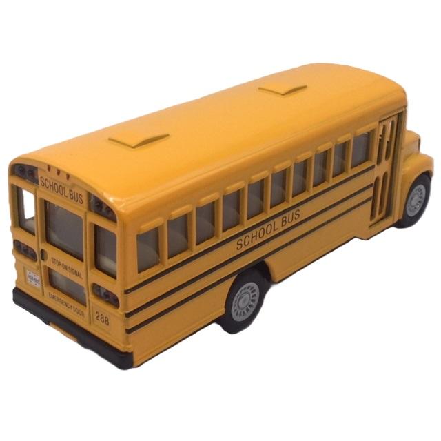KinSMART ミニカー スクールバス 通学バス 黄色 School Bus 1台売り