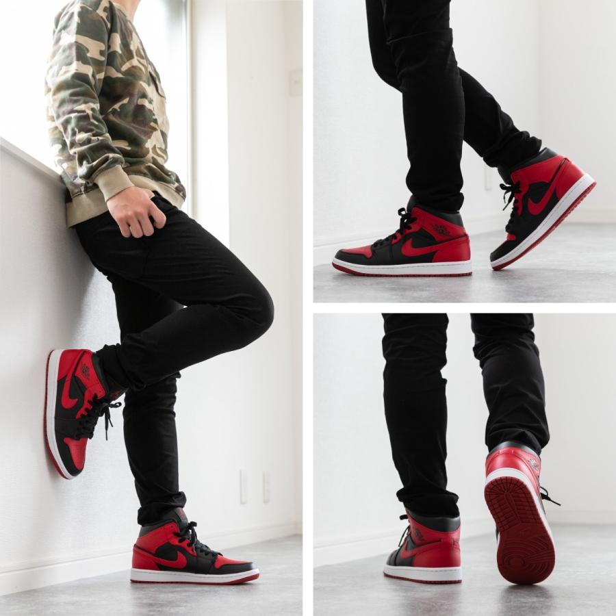エア ジョーダン 1 NIKE AIR JORDAN MID 【BRED】 ナイキ ミッド BLACK