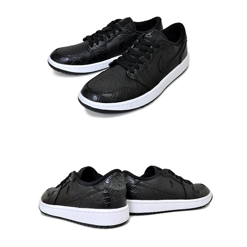 エア ジョーダン 1 NIKE AIR JORDAN LOW GOLF black/blk-iron grey