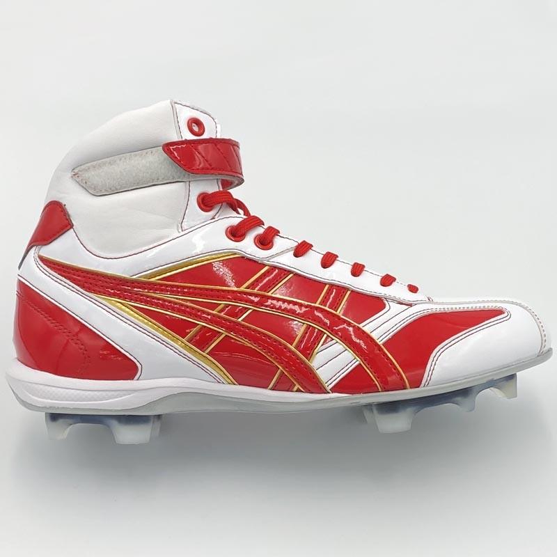 ASICS（アシックス） 【サイズ交換送料無料】ホワイト×レッド 野球