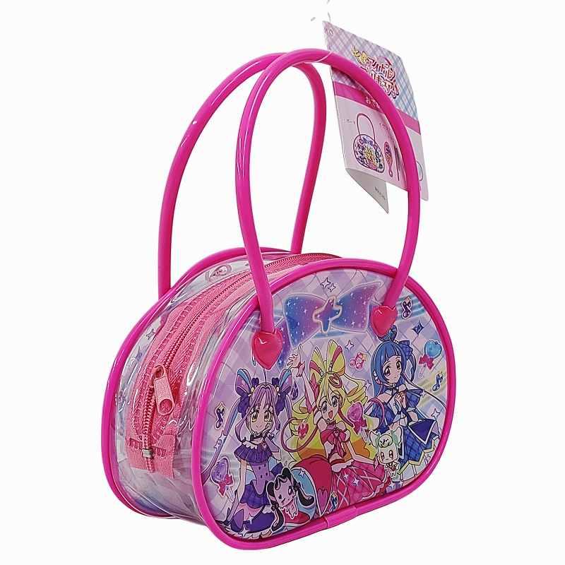 おでかけセット ピンク キミとアイドルプリキュア ヘアブラシ ミラー