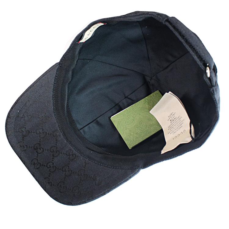 GUCCI（グッチ） キャップ ベースボール サイズL GGキャンバス メンズ