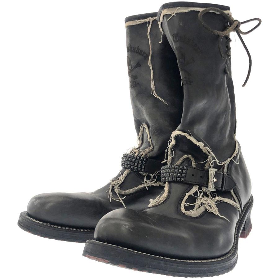 ヒロム タカハラ（HIROMU TAKAHARA） スタッズベルト エンジニアレザー