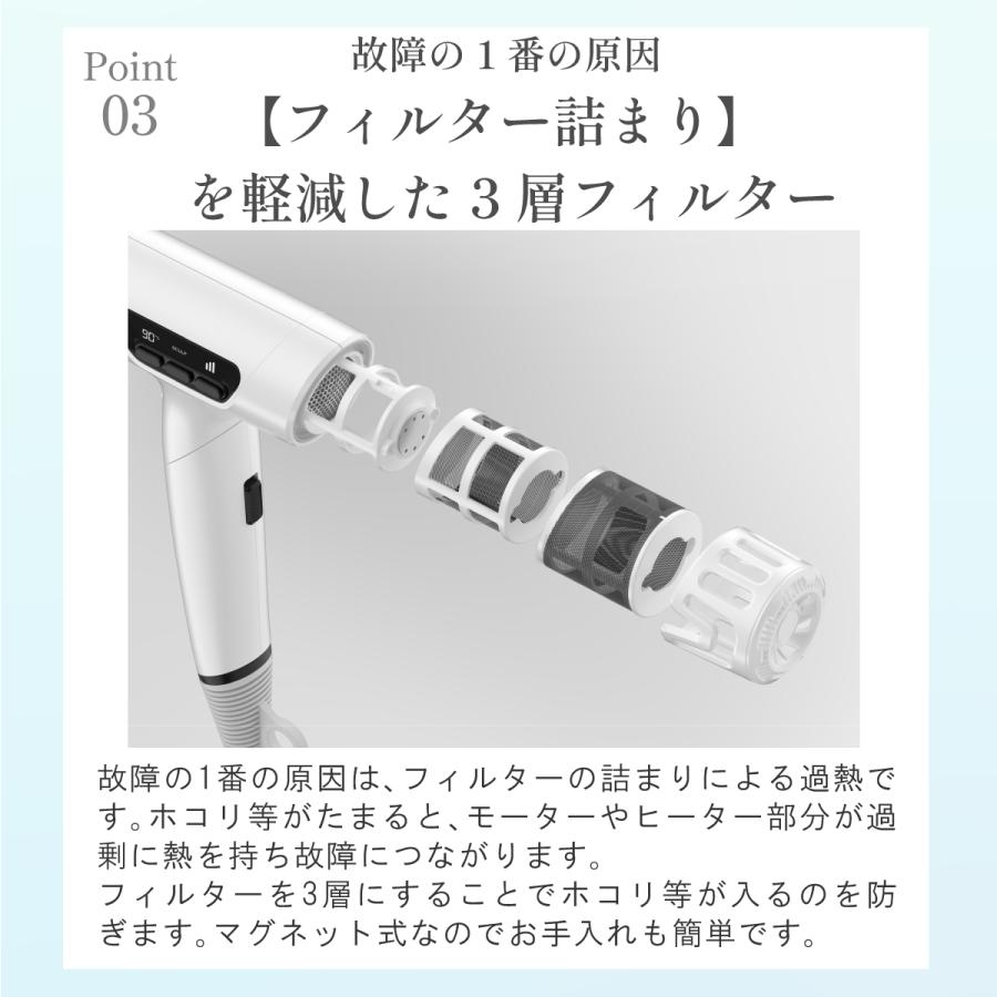 Iletile（アイルティル） ドライヤー 速乾 大風量 美髪 静音 軽い 高級