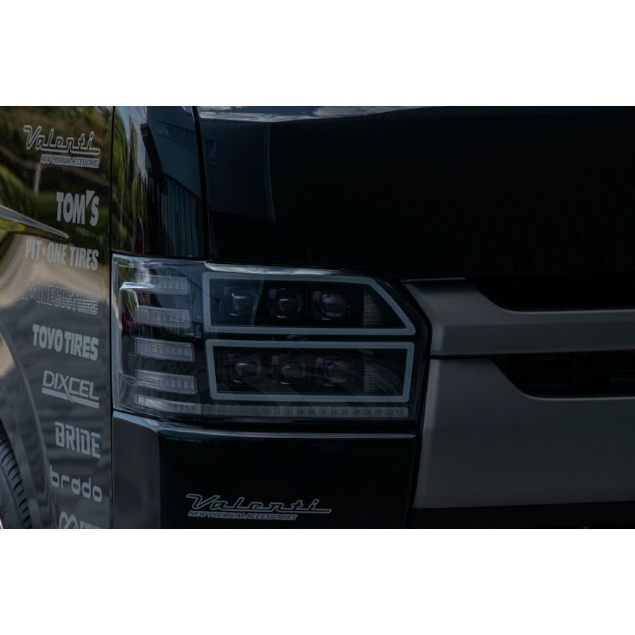 ヴァレンティ（VALENTI） ハイエース用6眼LEDヘッドランプ ジュエル