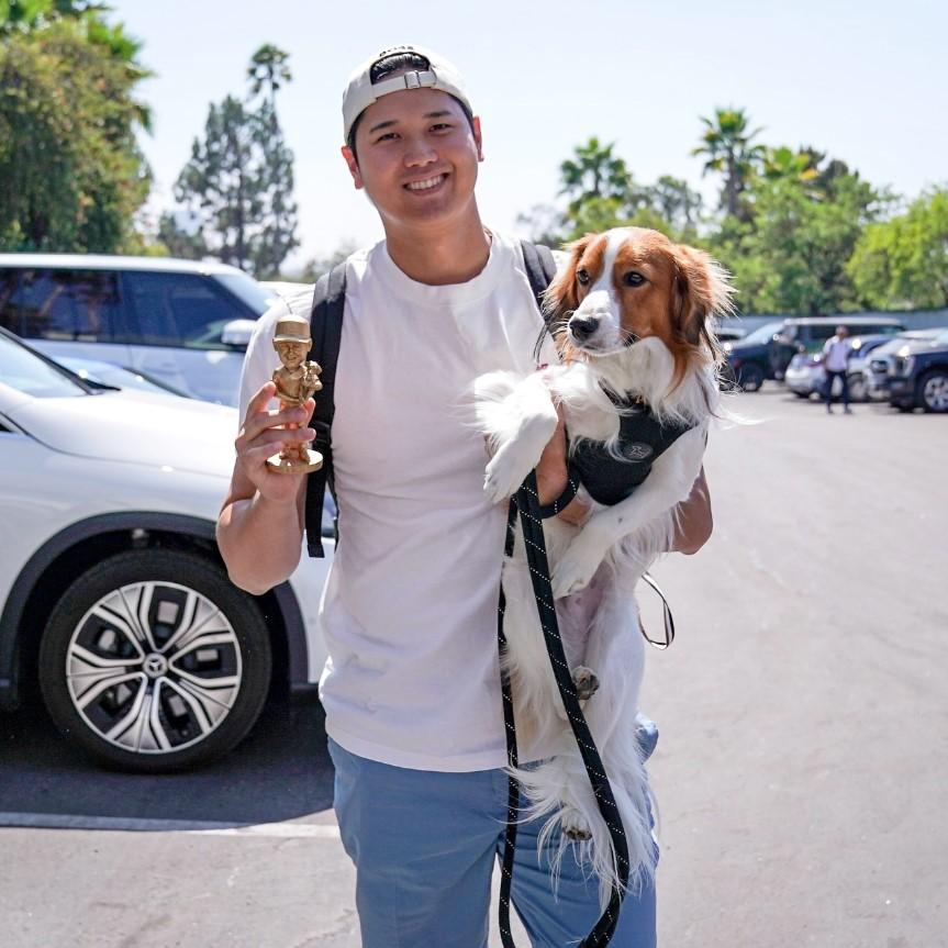 MS】超レア！ゴールド限定版 大谷翔平 デコピン 8月28日ドジャース球場