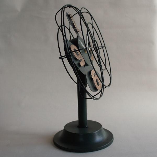置き時計 ビンテージ ブリキ 扇風機 風 アンティーク アメリカン