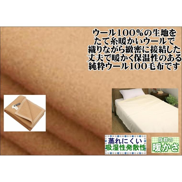 三井毛織 毛布 スリープイン メリノ ウール毛布 シングル 140x200cm