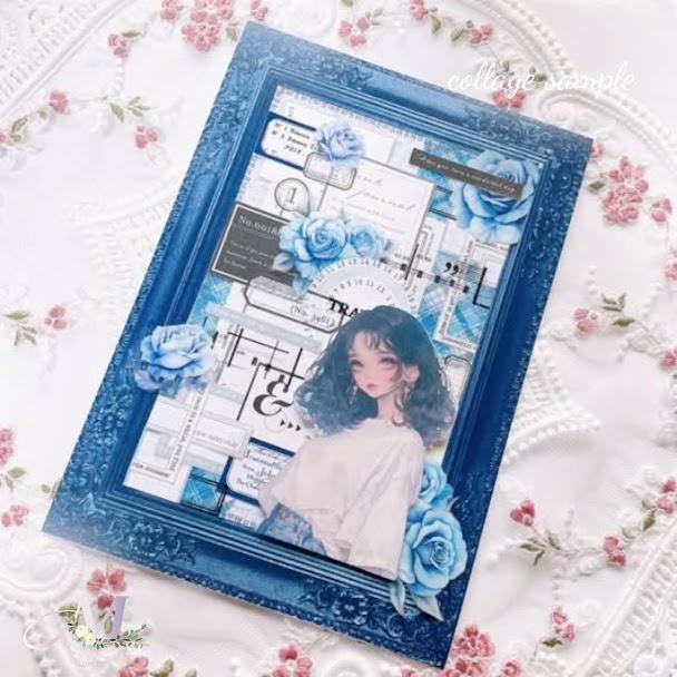 a4デザインペーパー コラージュシート コラージュペーパーセット