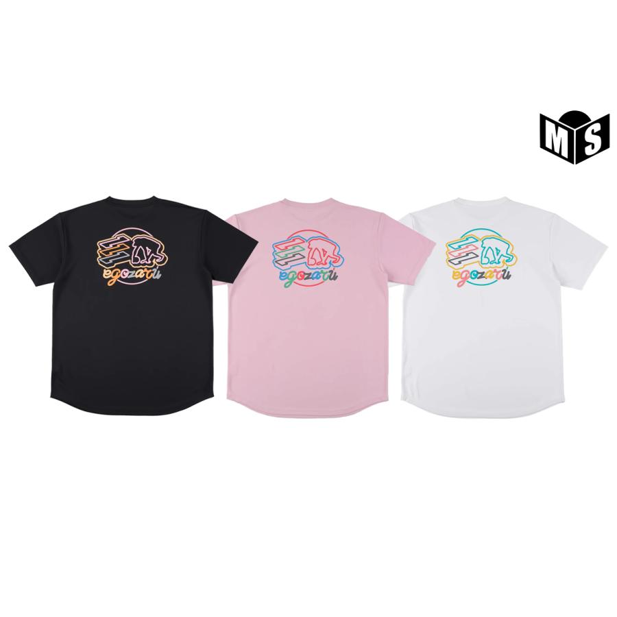 EGOZARU（エゴザル） マルチスクリプト デュアルロゴ Tシャツ