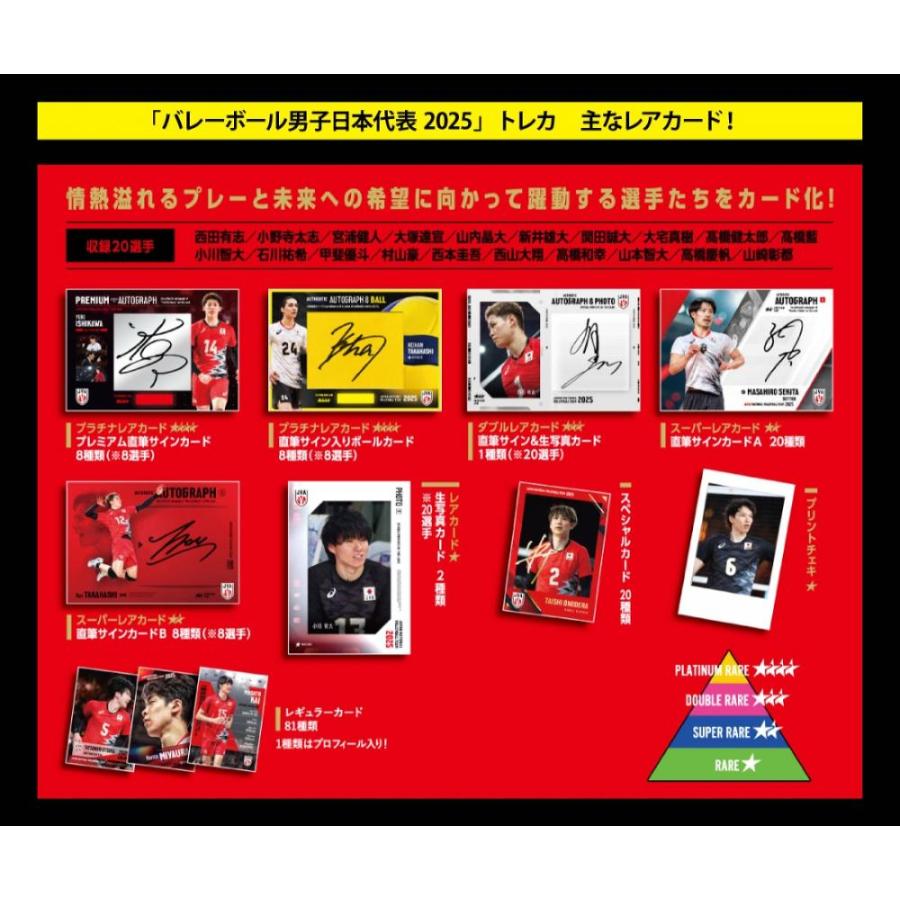 バレーボール男子日本代表 2025 トレーディングカード[1ボックス