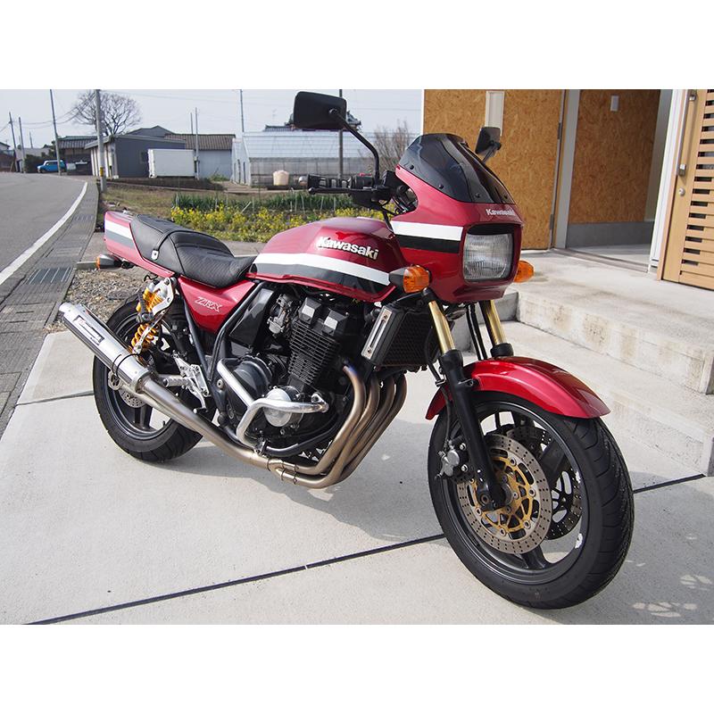 カワサキ ZRX400 前期 スクリーン ダーク ロング ウインドシールド