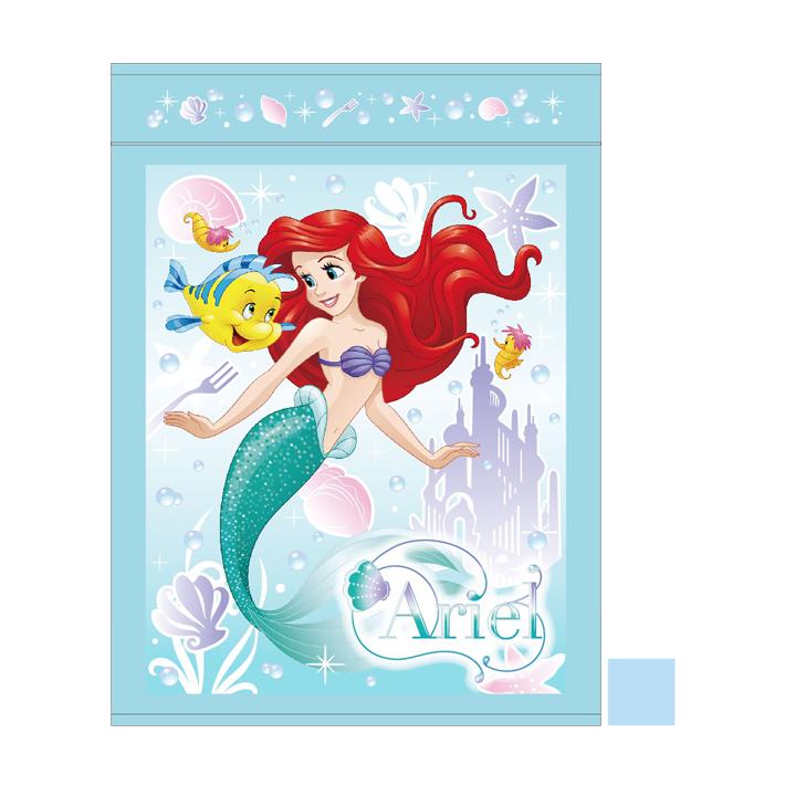 丸眞 ディズニープリンセス アリエル お昼寝ケット スパークリングシー