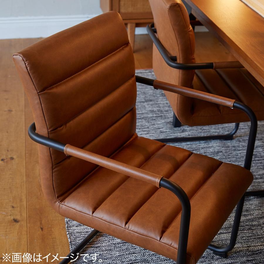 ニトリ（NITORI） 肘付き ダイニングチェア Nシールド ANV001キャメル
