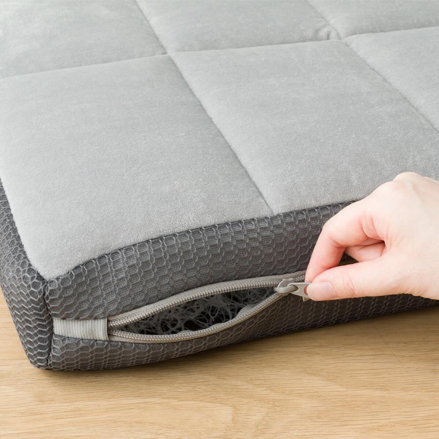 ニトリ（NITORI） 通気性の良い敷布団 セミダブル((Nブレス プラスエア